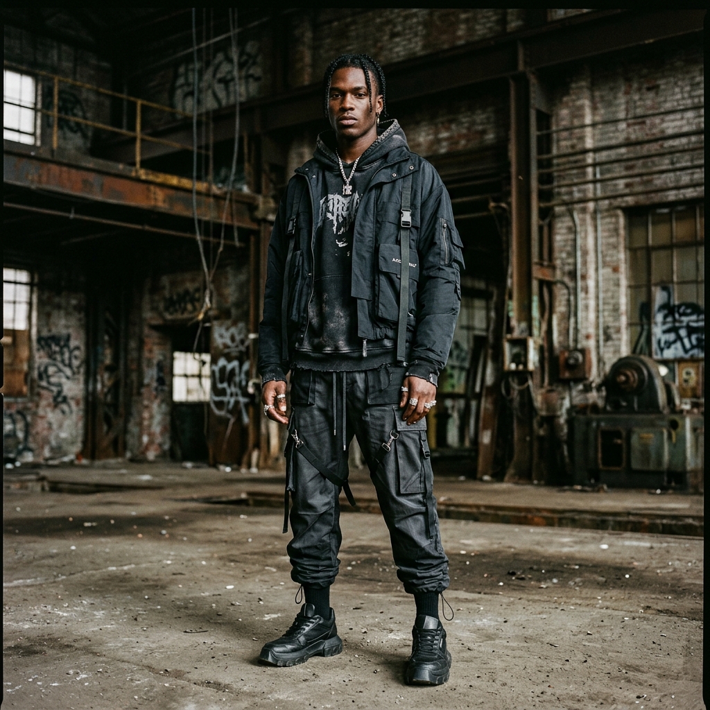 High Fashion Urban Streetwear Model